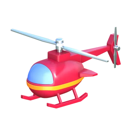 Helicopter  3D Icon