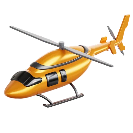 Helicopter  3D Icon