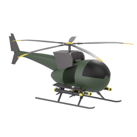 Helicopter  3D Icon