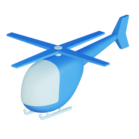 Helicopter  3D Icon