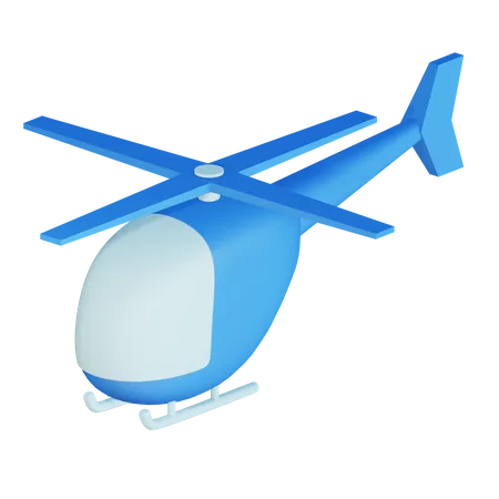 Helicopter  3D Icon