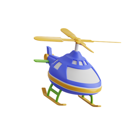 Helicopter  3D Icon