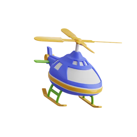 Helicopter  3D Icon