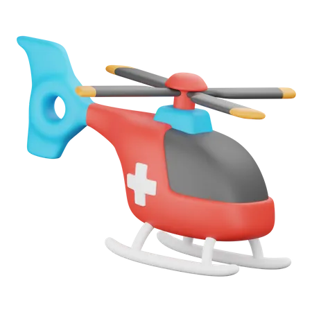 Helicopter  3D Icon