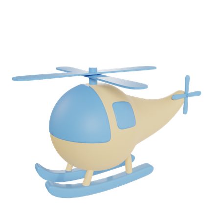 Helicopter  3D Icon