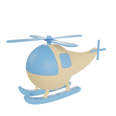 Helicopter  3D Icon