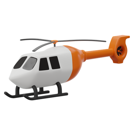 Helicopter  3D Icon