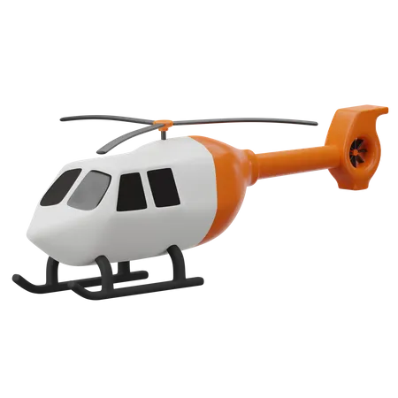 Helicopter  3D Icon