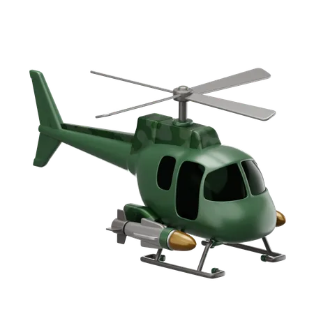 Helicopter  3D Icon