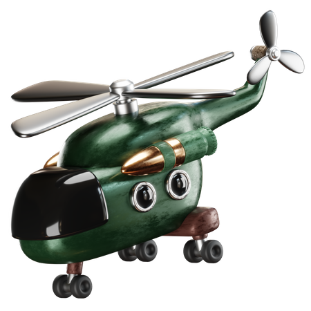 Helicopter  3D Icon