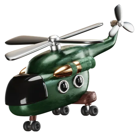 Helicopter  3D Icon