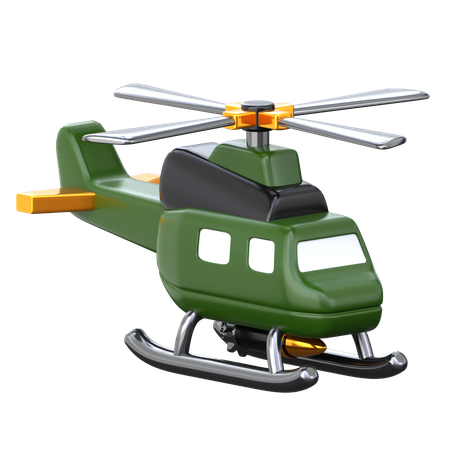 Helicopter  3D Icon