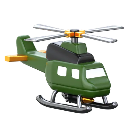 Helicopter  3D Icon