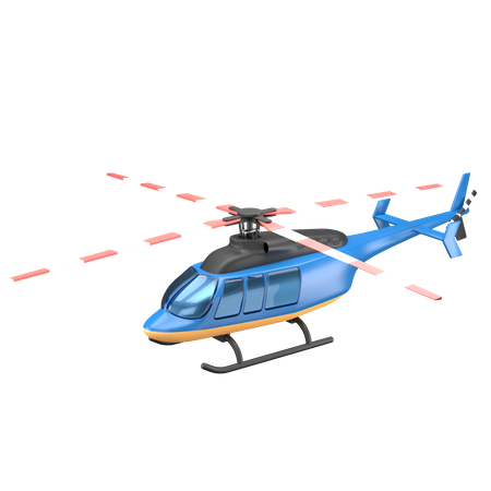 Helicopter  3D Icon