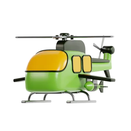 Helicopter  3D Icon