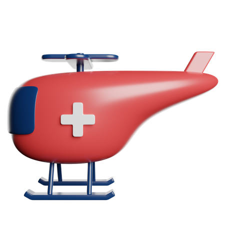 Helicopter  3D Icon