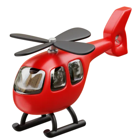 Helicopter  3D Icon