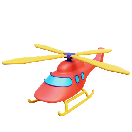 Helicopter  3D Icon