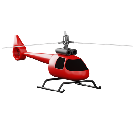 Helicopter  3D Icon