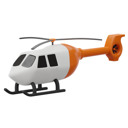 Helicopter  3D Icon