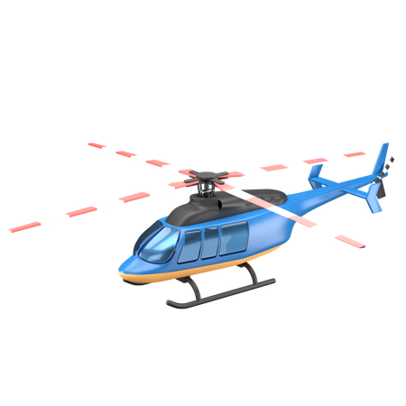 Helicopter  3D Icon