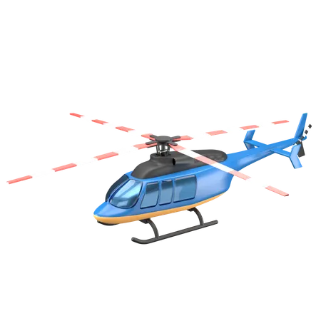 Helicopter  3D Icon