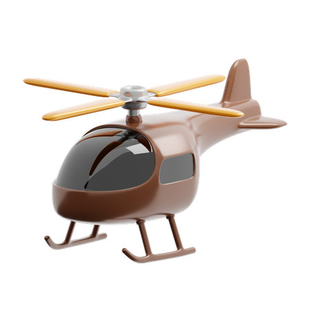 Helicopter  3D Icon