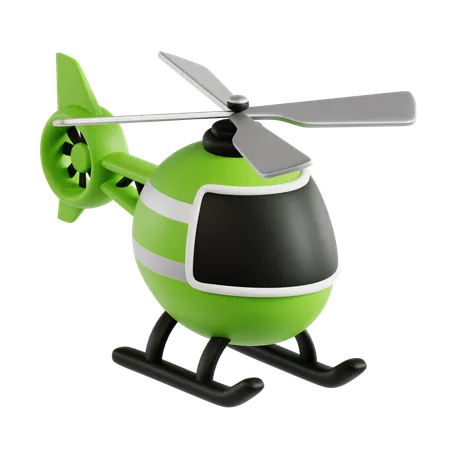 Helicopter  3D Icon