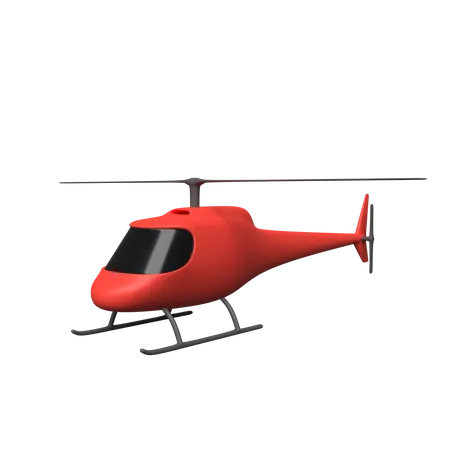 Helicopter  3D Illustration