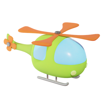 Helicopter  3D Illustration