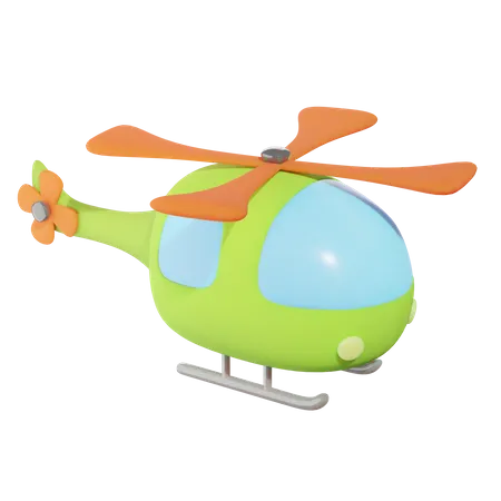 Helicopter  3D Illustration