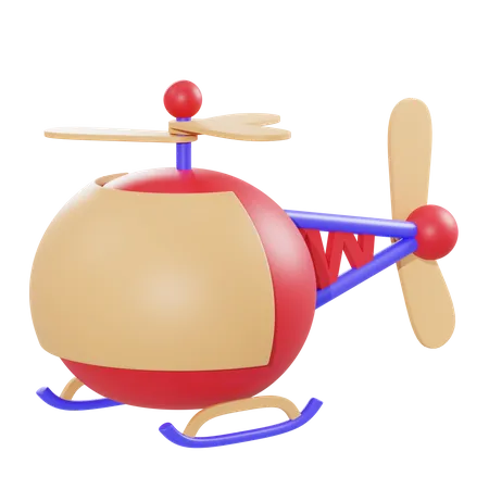 Helicopter  3D Illustration