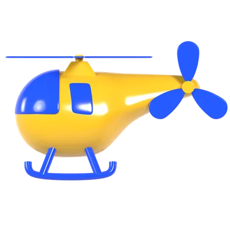 Helicopter  3D Illustration