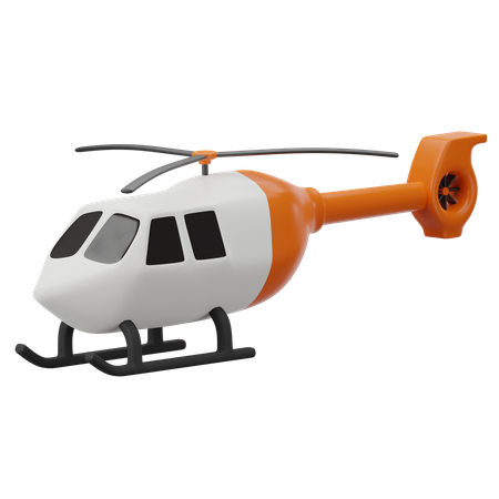 Helicopter 3D Icon