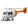 3d helicopter emoji