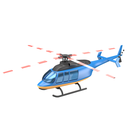 Helicopter 3D Icon