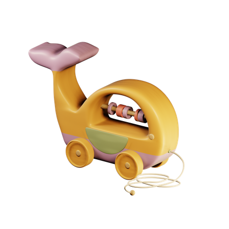 Helicopter Toy  3D Icon