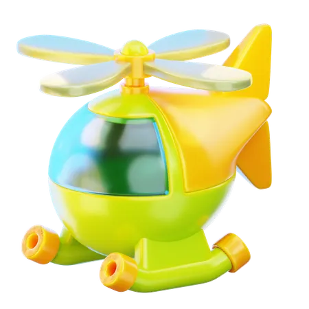 Helicopter Toy  3D Icon