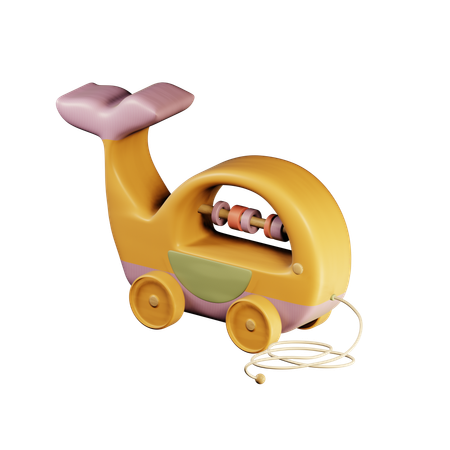 Helicopter Toy  3D Icon