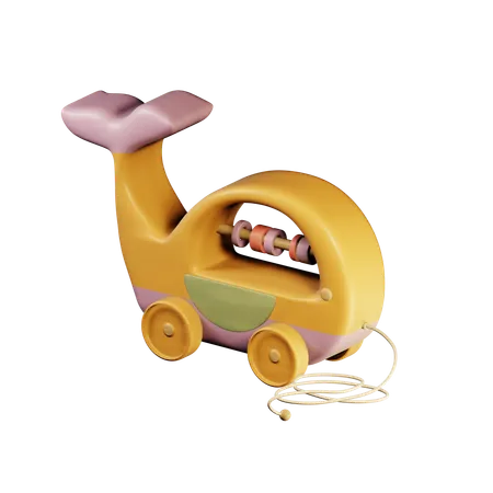 Helicopter Toy  3D Icon