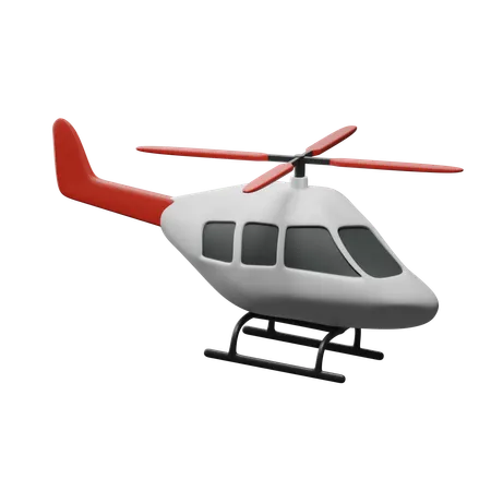 Hélicoptère  3D Icon