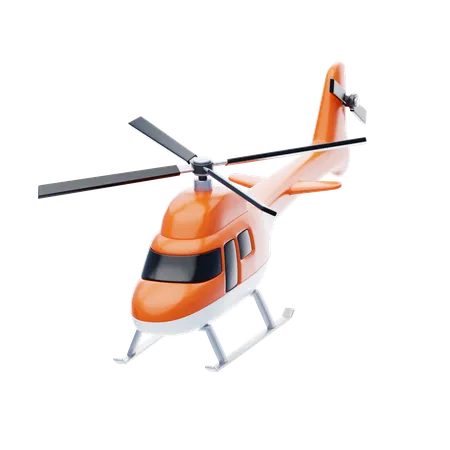 Hélicoptère  3D Icon