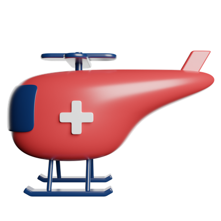 Hélicoptère  3D Icon