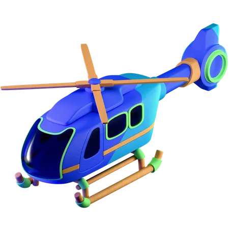 Hélicoptère  3D Icon