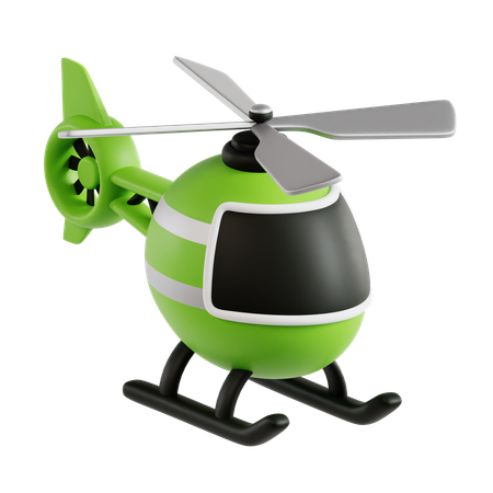 Hélicoptère  3D Icon