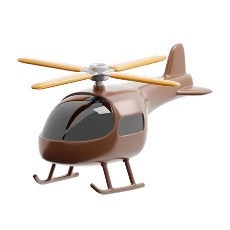 Hélicoptère  3D Icon