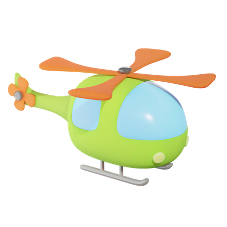 Hélicoptère  3D Illustration