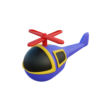 Hélicoptère  3D Illustration