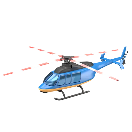 Hélicoptère  3D Icon