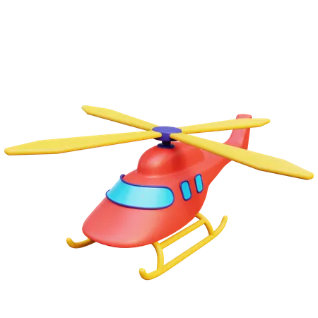 Hélicoptère  3D Icon